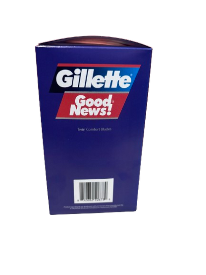 Gillette Good News Disposable Razors Twin BladePivoting Head/Lubrastrip 30' Box