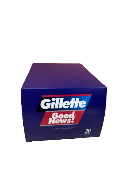 Gillette Good News Disposable Razors Twin BladePivoting Head/Lubrastrip 30' Box