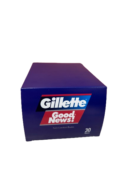 Gillette Good News Disposable Razors Twin BladePivoting Head/Lubrastrip 30' Box