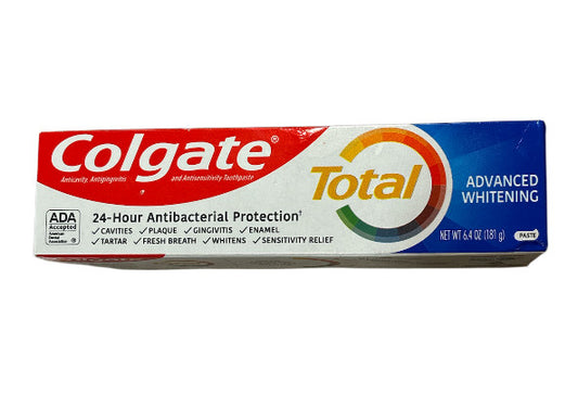 Colgate Total Advanced Whitening Toothpaste, 6.4 oz