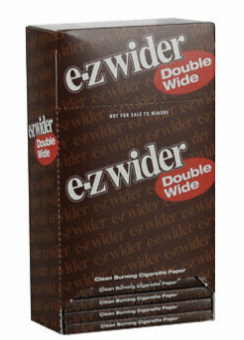 EZ WIDER DOUBLE WIDE ROLLING PAPERS, 24 BOOKLETS BOX