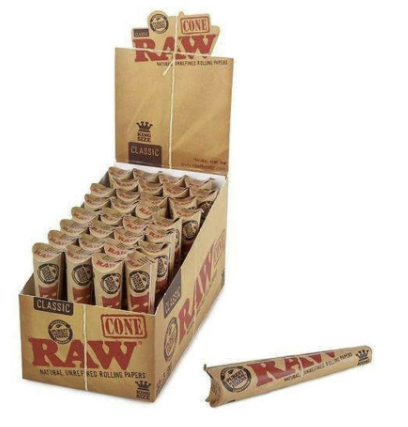 RAW Classic King Size Cones - 3pk - 32ct