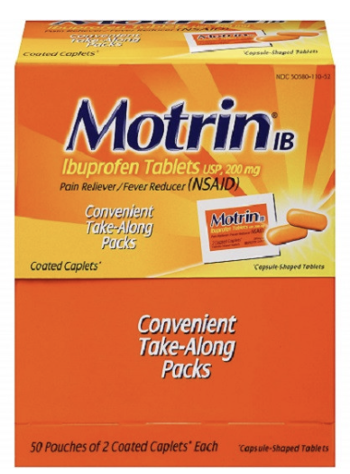 MOTRIN Pouch 50 x 2's