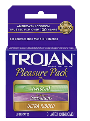 TROJAN- Pleasure Pack Condoms 3ct - 6 Pack