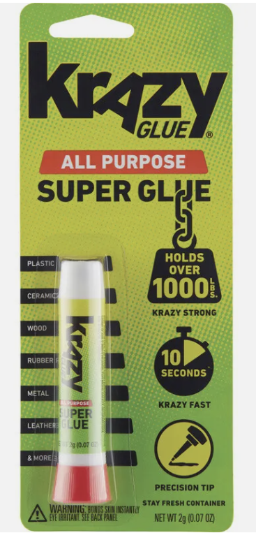 Krazy Glue - All Purpose Super Glue 0.07oz (pack of 12)