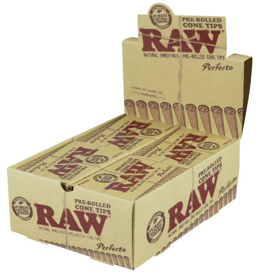 20PC Display - Raw® Perfecto Pre-Rolled Cone Tips