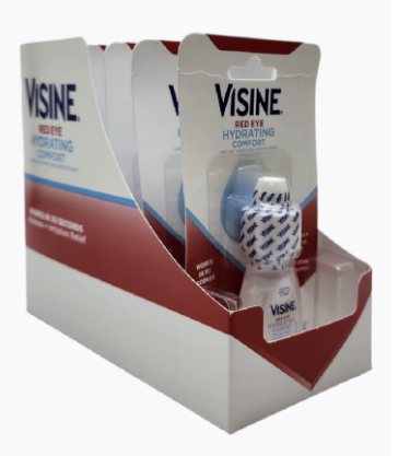 VISINE 6-Pack Red Eye Hydrating Comfort Lubricant Drops 0.28 fl oz Bottles